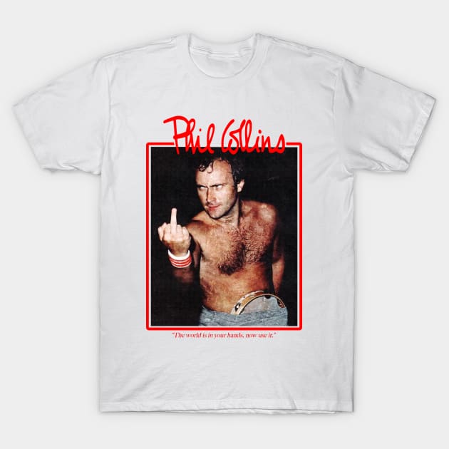 Iconic Phil Collins T-Shirt by Triggers Syndicate